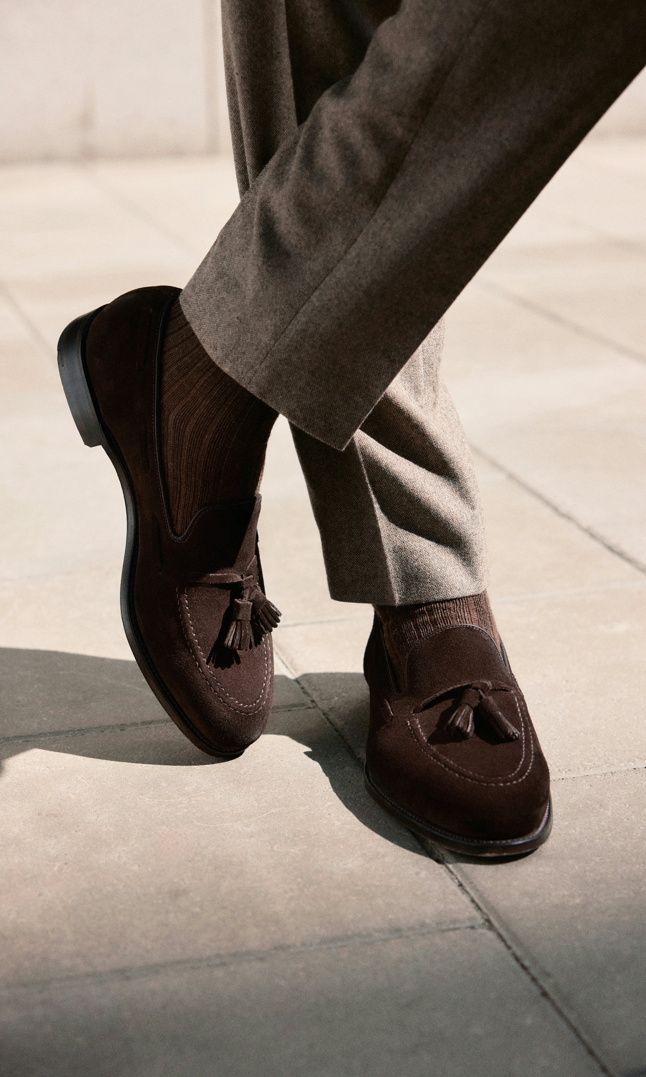 Loake Russell Loafer Mörkbrun Herr Volt