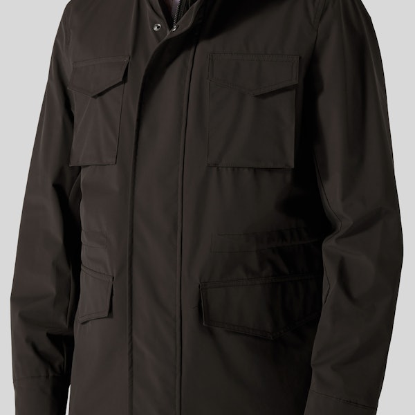 Field Jacket Oscar Jacobson Vest Padded Liner Featherweight Nylon Vest