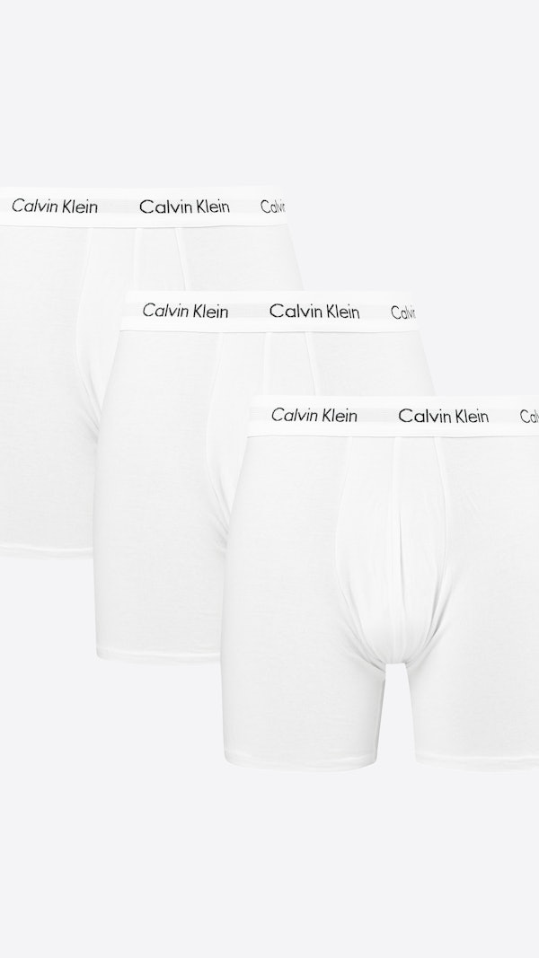 Calvin Klein Boxer Brief 3 Pack White, Men