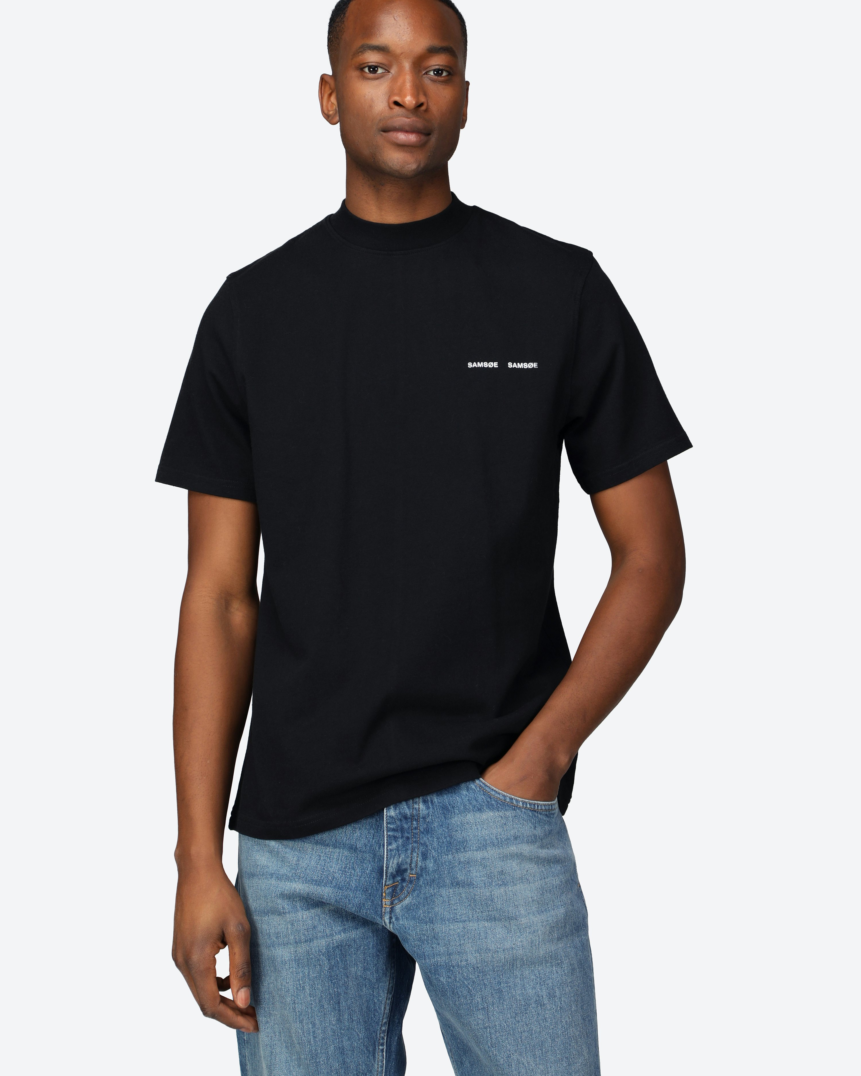 krøllet Marvel elegant Samsøe & Samsøe Norsbro T-Shirt Black | Men | Volt