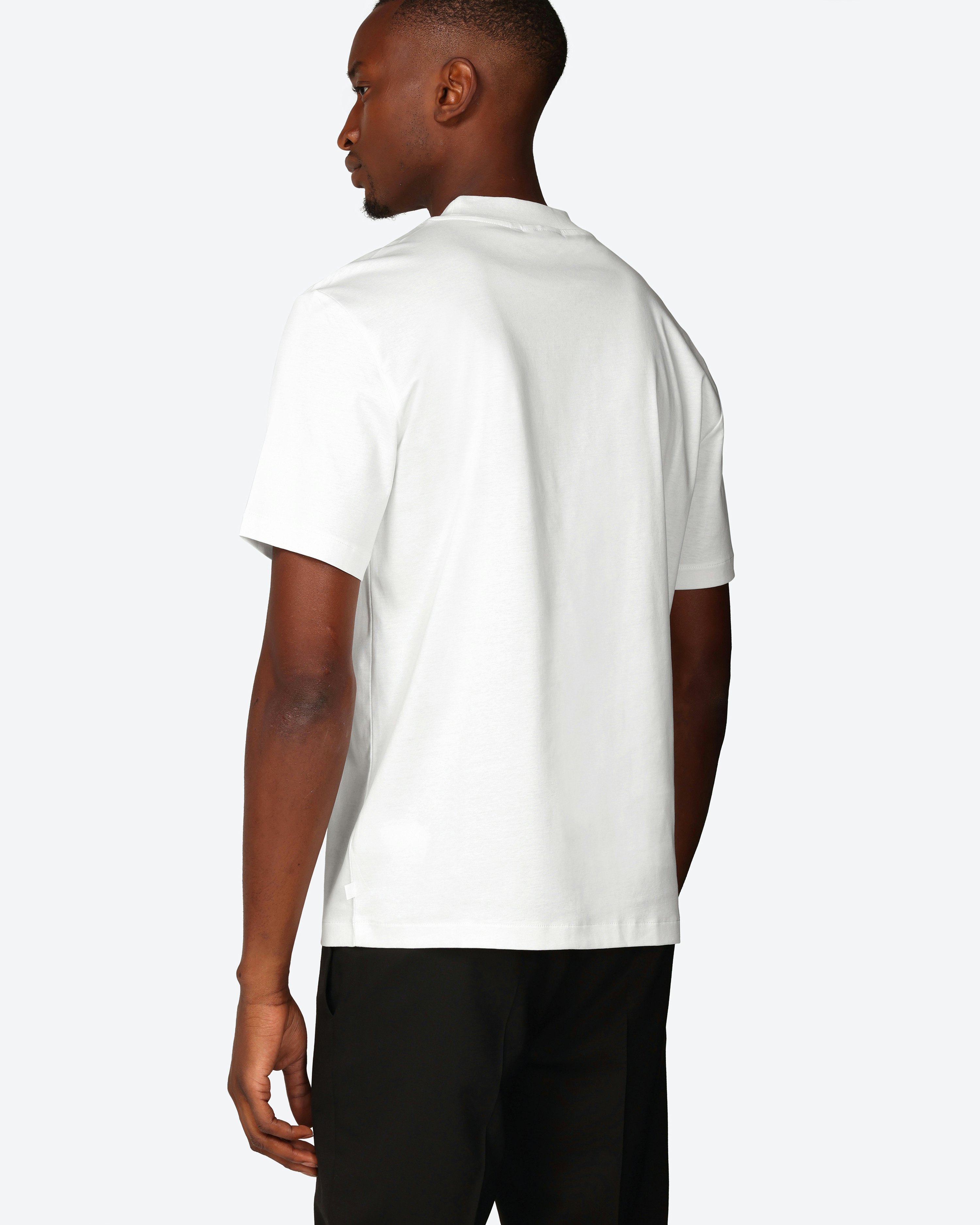 Ace Mock Neck T-shirt / White