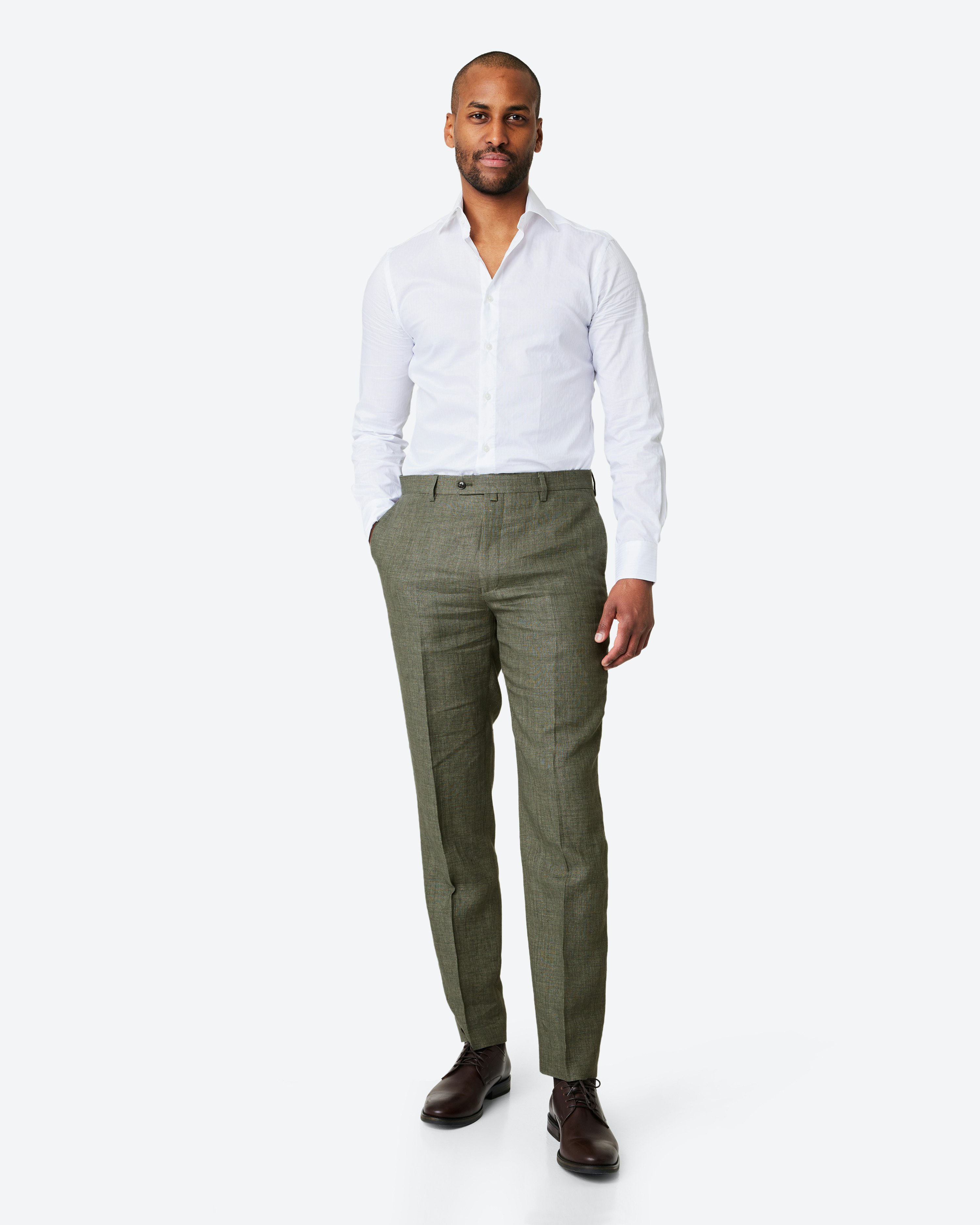 Buy Peter England Men Checked Slim Fit Formal Trousers - Trousers for Men  24309594 | Myntra