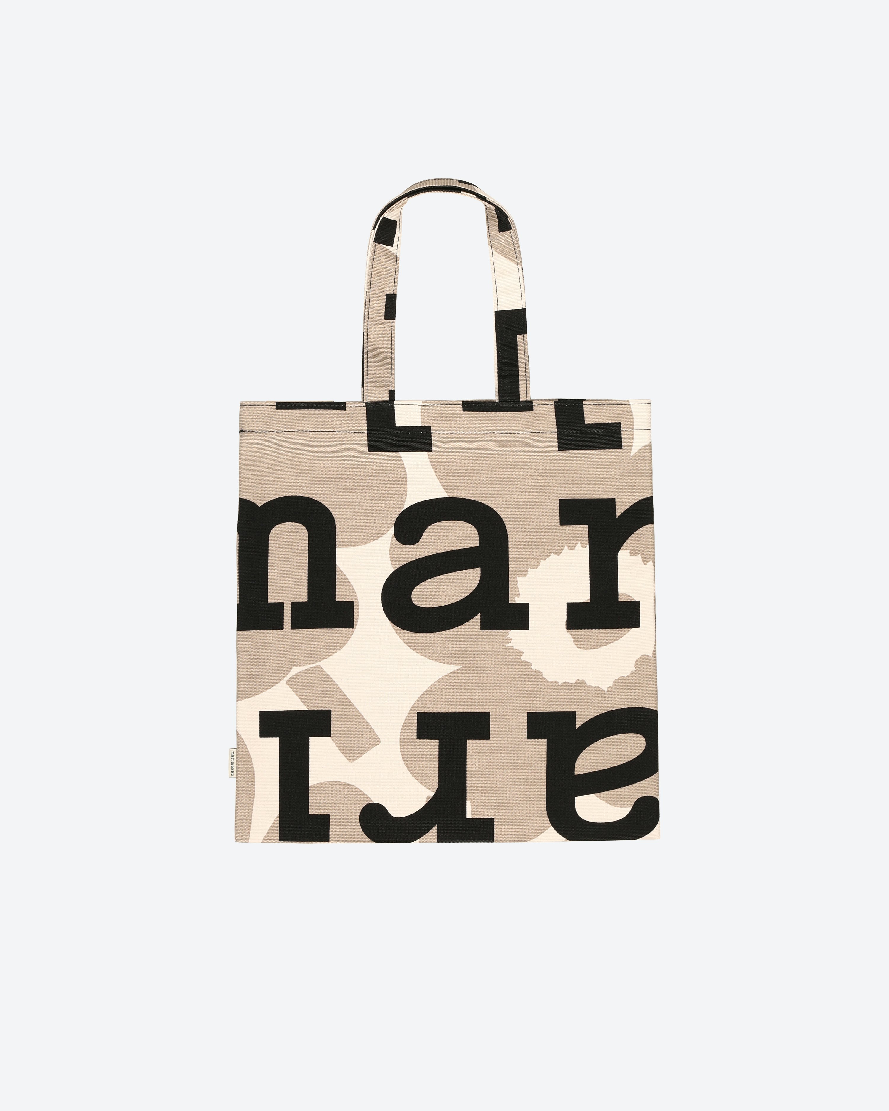 Marimekko Huopakeltano Unikko Logo Bag Beige | Herr | Volt