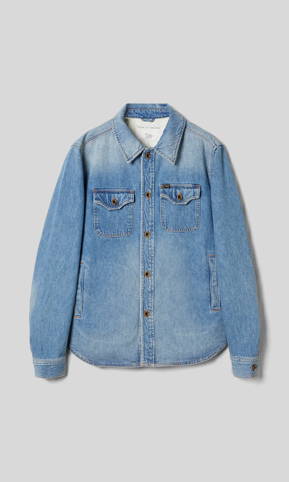 Tiger of Sweden Get Vision Denim Jacka Ljusblå | Herr | Jackor 